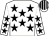 White, black stars, striped cap (Michael Feeney)