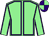 Light green, purple seams, quartered cap (Playground Syndicate)