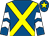 Royal blue, yellow cross belts, royal blue and white chevrons on sleeves, royal blue cap, yellow star (The Kirby Club Partnership)