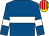 Royal blue, white hoop & armlet, yellow & red striped cap (Rory F Larkin)