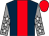 Dark blue, red stripe, grey sleeves, white stars, red cap (Phillip & Mary Creese)