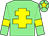 Light green, yellow cross of lorraine, yellow armlet, yellow star on cap (Liam Kelly)