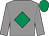 Grey, emerald green diamond & cap (John Malone)