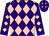 Purple & pink diamonds, purple cap, pink diamonds (Donal O'Connor)
