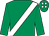 Emerald green, white sash, white spots on cap (Mrs Breda Beattie)