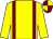 Yellow, maroon braces, quartered cap (Miss S Mangan)