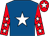 Royal blue, white star, red sleeves, white stars, red cap, white star (Cole, Gale, Levy & Mortimer)