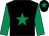 Black, emerald green star, sleeves and star on cap (Mrs Jo Brisland)
