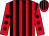 Red and black stripes, red sleeves, black spots (Ebor Racing Club Vi)