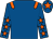 Royal blue, orange epaulets, royal blue sleeves, orange stars, royal blue cap, orange star (Oakfield Racing)