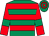 Emerald green, red hoops, red sleeves, emerald green armlets (Mr Raed El Youssef)