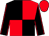 Black and red (quartered), black sleeves, red seams, red cap (Broughton Thermal Insulation)