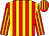 Red and yellow stripes (Mr William Jarvis)