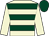 Beige, dark green hoops, beige sleeves, dark green cap (The Crepello Partnership)