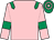 Pink, emerald green epaulets and armlets, emerald green and pink hooped cap (Khalifa Dasmal & Partners)