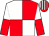 Red & white quartered, halved sleeves, striped cap (Marc Salmon)