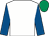 White, royal blue sleeves, emerald green cap (Vincent Carroll)