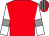 Red, white sleeves, grey armlet, red & grey striped cap (Capel Street Syndicate)