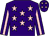 Purple, pink stars and stripe on sleeves (Hong Kong Breeders Clu