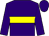 Purple, yellow hoop (Mr C Storey)