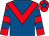 Royal blue, red chevron, red and royal blue hooped sleeves, red cap, royal blue star (M Duthie & T Moynihan)