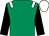 Emerald green, white epaulets, black sleeves, white cap (Mr A C Elliott)