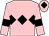 Pink, black triple diamond, armlets and diamond on cap (Mr Tommy Ware & Mr Bob Pettett)