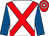 White, red cross belts, royal blue sleeves, red and white hooped cap (The Berry Syndicate)
