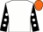 White, black sleeves, white spots, orange cap (Roger Stockdale & Ken Eales)