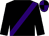 Black, purple sash, quartered cap (William Queally)
