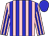 Pink and blue stripes, blue cap (Messrs I G Tasman, D G Isaacson & X Spies)