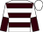 White, brown hoops, halved sleeves, white cap (Mr J A B Old)