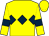 Yellow, dark blue triple diamond and armlets (Mr M Tedham)