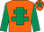 Orange, emerald green cross of lorraine, sleeves and star on cap (Neil & Jane Maltby)