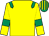 Yellow, emerald green epaulettes, emerald green armlet, emerald green & yellow striped cap (Jose Souza Guerra)