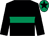 Black, emerald green hoop, black sleeves, emerald green cap, black star (Smigeal Partnership)