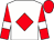 White, red diamond, red sleeves, white armlets, red cap (Friends Of Herbie)