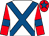 White, royal blue cross belts, red sleeves, royal blue armlets and star on red cap (Potwell Racing Syndicate I)