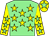 Light green, yellow stars, yellow sleeves, light green stars, yellow cap, light green star (Mr Nolan Shane Reed)