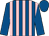 Royal blue and pink stripes, royal blue sleeves and cap (David Lumley & Partner)