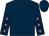 Dark blue, mauve stars on sleeves (Mr Donald Kerr & Wetumpka Racing)