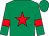 Emerald green, red star and armlets (Debbie Hodson)