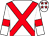 White, red cross belts, armlets and stars on cap (Mrs Dawn Scott)