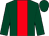 Dark green, red stripe (Hungerford Park Stud)