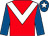 Red, white chevron, royal blue sleeves, royal blue cap, white star (Mark Savidge & Michael Scudamore)