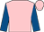 Pink, royal blue sleeves (Mr Andrew Sim)