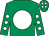 Emerald green, white disc, white spots on sleeves, emerald green cap, white spots (Bolfry Racing)