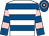 White, royal blue hoops, royal blue and pink hooped sleeves and cap (W12 Syndicate)