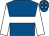 Royal blue, white hoop, white sleeves, white stars on cap (Bellamy Syndicate)