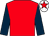 Red, dark blue sleeves, white cap, red star (Five Lamps Racing Syndicate)